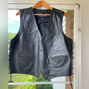 Wilson’s Leather Motorcycle Vest XXL
